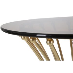 Mauro Ferretti Tavolo Centur Ø 40x82 cm oro