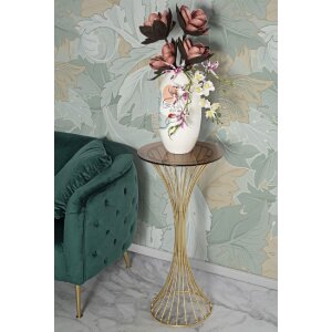 Mauro Ferretti Tavolo Centur Ø 40x82 cm oro
