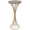 Mauro Ferretti Tavolo Centur Ø 40x82 cm oro