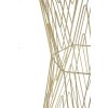 Tavolo telefonico Mauro Ferretti linee 40x35x80 cm oro
