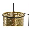 Mauro Ferretti vaso da parete Hong 14x14x37 cm nero oro