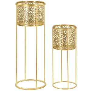 Mauro Ferretti portafiori Nat set di 2 Ø 17x46 e...