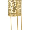 Mauro Ferretti portafiori Nat set di 2 Ø 17x46 e Ø 14x34 cm oro