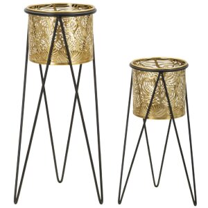 Mauro Ferretti Drak set di 2 portafiori 21x20x46 e...
