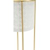 Mauro Ferretti portafiori Whity set di 2 Ø 17x46 e 14x34 cm oro bianco