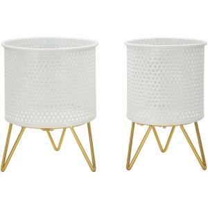 Mauro Ferretti Gaspy set di 2 portafiori Ø 16x20 e...