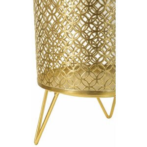 Mauro Ferretti Ceci set di 2 portafiori Ø 16x20 e 13x20 cm oro