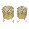 Mauro Ferretti portafiori Naty set di 2 Ø 16x20 e 13x20 cm oro