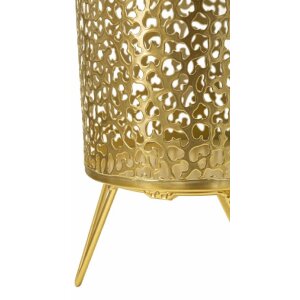 Mauro Ferretti Piny set di 2 portafiori Ø 16x20 e 13x20 cm oro
