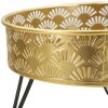 Mauro Ferretti Zanny set di 2 portafiori Ø 20,5x13 e 18x13 cm oro nero