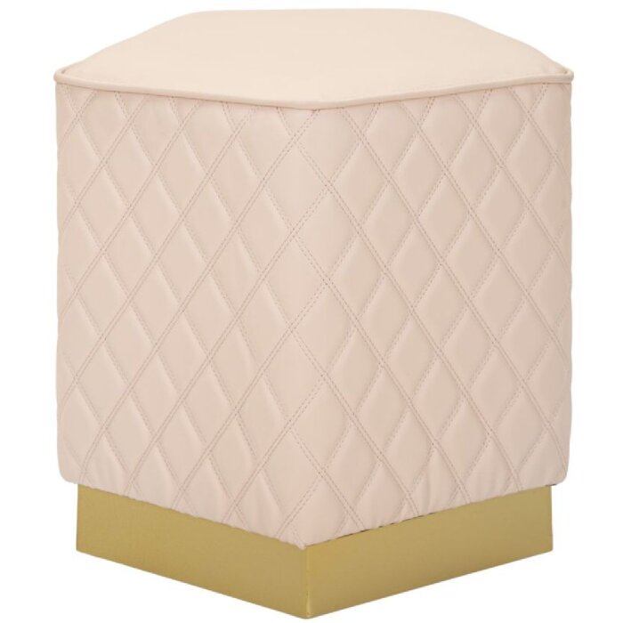 Mauro Ferretti Sgabello Sharon 35x35x38 cm oro rosa