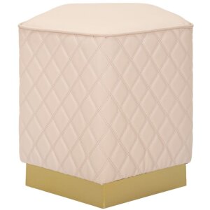 Mauro Ferretti Sgabello Sharon 35x35x38 cm oro rosa