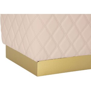 Mauro Ferretti Sgabello Sharon 35x35x38 cm oro rosa