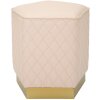 Mauro Ferretti Sgabello Sharon 35x35x38 cm oro rosa