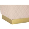 Mauro Ferretti Sgabello Sharon 35x35x38 cm oro rosa
