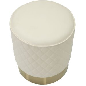 Mauro Ferretti Sgabello Sharon Ø36x39 cm oro bianco