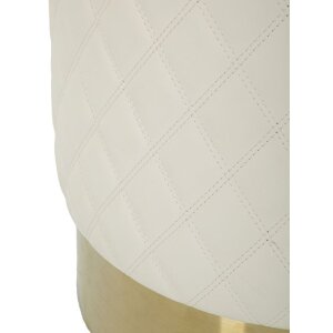 Mauro Ferretti Sgabello Sharon Ø36x39 cm oro bianco