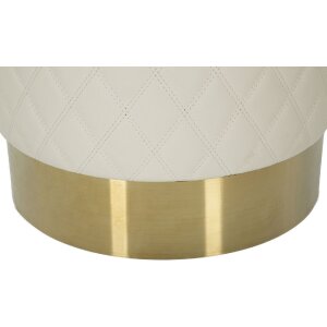 Mauro Ferretti Sgabello Sharon Ø36x39 cm oro bianco