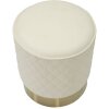 Mauro Ferretti Sgabello Sharon Ø36x39 cm oro bianco