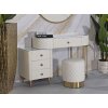 Mauro Ferretti Sgabello Sharon Ø36x39 cm oro bianco