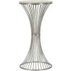 Mauro Ferretti Tavolino Funnel Ø 40x79 cm argento