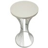 Mauro Ferretti Tavolino Funnel Ø 40x79 cm argento