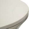 Mauro Ferretti Tavolino Funnel Ø 40x79 cm argento