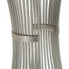 Mauro Ferretti Tavolino Funnel Ø 40x79 cm argento