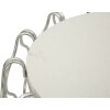 Mauro Ferretti Tavolino Hook Ø47,5x61,5 cm argento