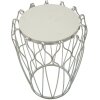 Mauro Ferretti Tavolino Hook Ø47,5x61,5 cm argento