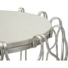 Mauro Ferretti Tavolino Hook Ø47,5x61,5 cm argento