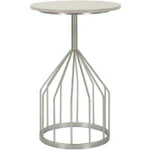 Tavolino tumbler Mauro Ferretti Ø 37,5x58 cm argento