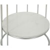 Mauro Ferretti Tavolino Towery Ø 40x76 cm argento