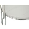 Mauro Ferretti Tavolino Towery Ø 40x76 cm argento