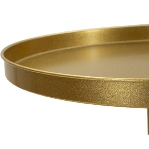 Mauro Ferretti Tavolino Doha Ø 41x80 cm oro