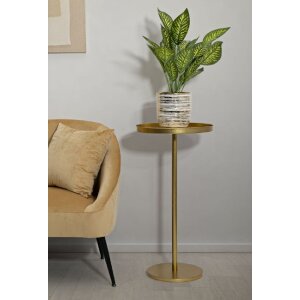 Mauro Ferretti Tavolino Doha Ø 41x80 cm oro