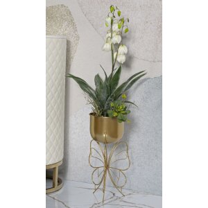 Mauro Ferretti porta piante Farfy Ø 22x45 cm oro