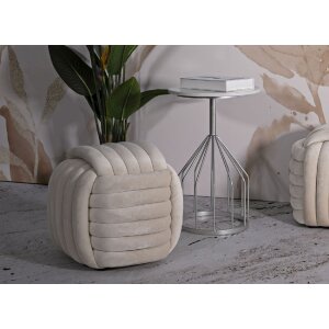 Mauro Ferretti Softy sgabello 45x45x45 cm crema