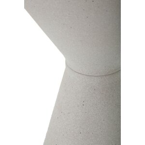 Tavolino Mauro Ferretti Bianco doppio Ø 44,5x63 cm bianco