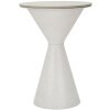 Tavolino Mauro Ferretti Bianco doppio Ø 44,5x63 cm bianco