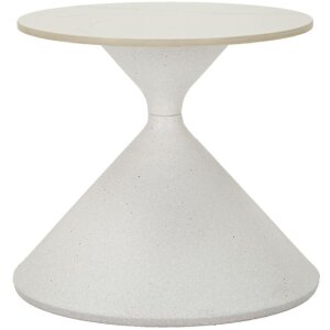 Tavolino Mauro Ferretti Ø 42x40 cm bianco