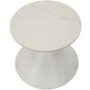 Tavolino Mauro Ferretti Ø 42x40 cm bianco