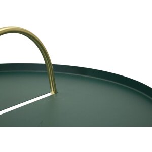 Mauro Ferretti tavolino Grent Ø 45x59 cm verde oro