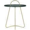 Mauro Ferretti tavolino Grent Ø 45x59 cm verde oro