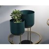 Mauro Ferretti portafiori Grent Set 2 pezzi Ø 20x29-16x24 cm verde oro