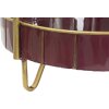 Mauro Ferretti Mensola decorativa Double Glam Ø 36,5x34,5x56,5 cm bordeaux oro