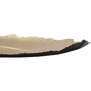 Mauro Ferretti ciotola decorativa foglia 23x2x35,5 cm oro