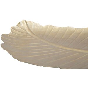 Mauro Ferretti ciotola decorativa foglia 23x2x35,5 cm oro