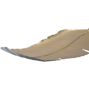 Mauro Ferretti ciotola decorativa foglia 18x2x55 cm oro