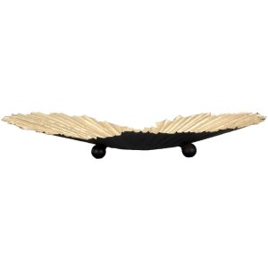 Mauro Ferretti ciotola decorativa cuore 29x5x25 cm oro